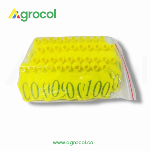 Orejeras grandes bolsa X100 Unidades marcadas