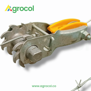 Tensor terminal con aislador amarillo X 10 unidades