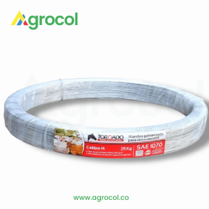 Alambre galvanizado calibre 14