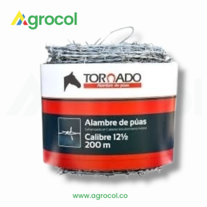 Alambre de púas calibre 12.5 X 200 mts