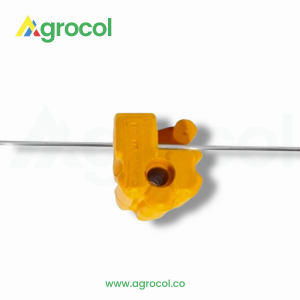 Aislador plano amarillo x 100 uni proteccion uv